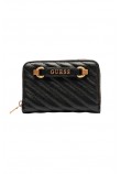 GUESS SELA SLG MEDIUM ZIP ΠΟΡΤΟΦΟΛΙ ΓΥΝΑΙΚΕΙΟ BLACK