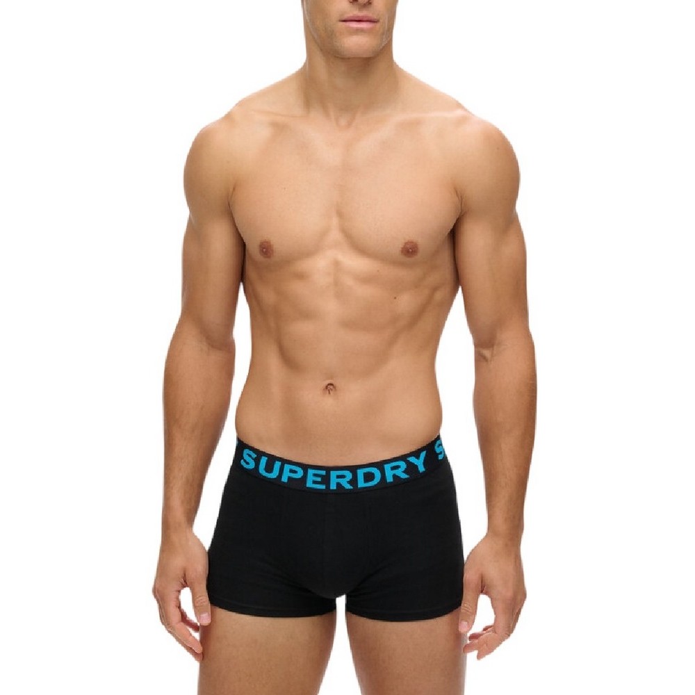 SUPERDRY D2 SDNA TRUNK DOUBLE PACK ΕΣΩΡΟΥΧΟ ΑΝΔΡΙΚΟ BLACK/NAVY