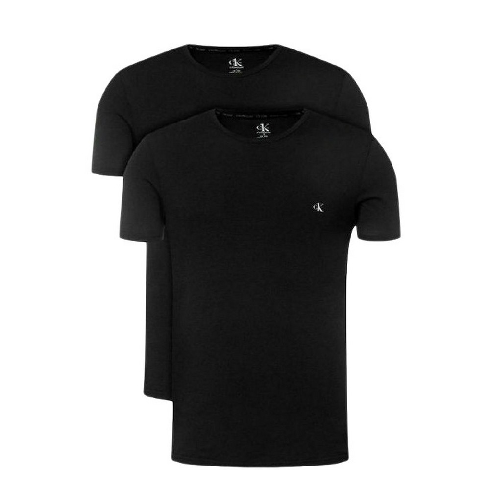 CALVIN KLEIN JEANS 2 PACK MONOGRAM T-SHIRT ΑΝΔΡΙΚΟ BLACK