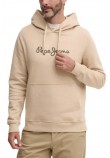 PEPE JEANS LONDON DROP 2 NEW JOE HOODIE ΜΠΛΟΥΖΑ ΦΟΥΤΕΡ ΑΝΔΡΙΚΗ BEIGE