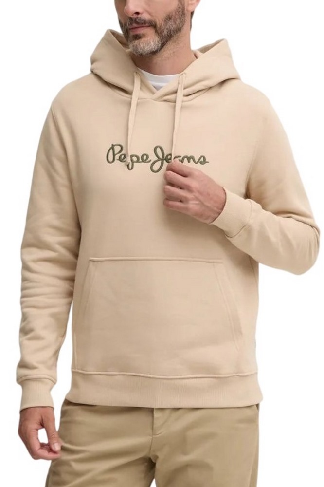 PEPE JEANS LONDON DROP 2 NEW JOE HOODIE ΜΠΛΟΥΖΑ ΦΟΥΤΕΡ ΑΝΔΡΙΚΗ BEIGE