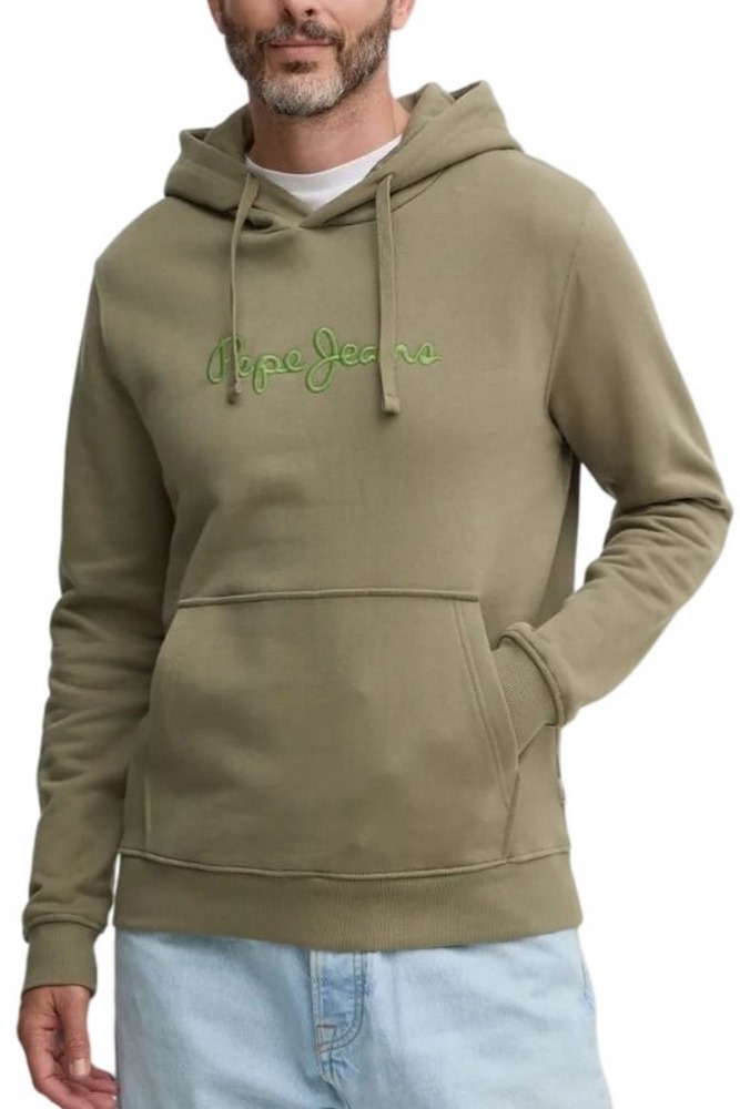 PEPE JEANS LONDON DROP 2 NEW JOE HOODIE ΜΠΛΟΥΖΑ ΦΟΥΤΕΡ ΑΝΔΡΙΚΗ GREEN