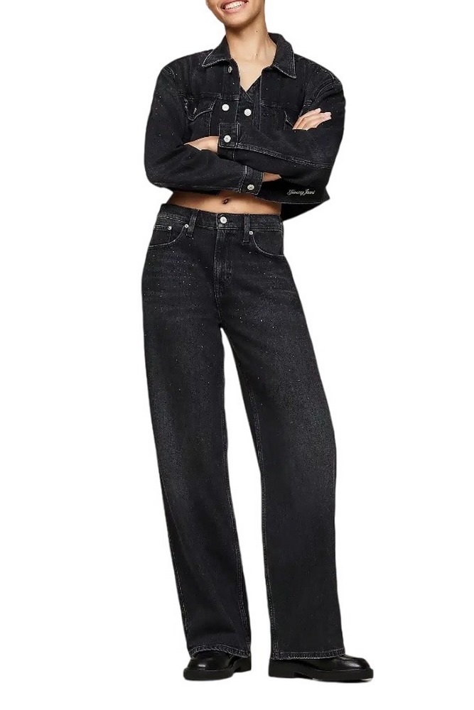 TOMMY JEANS BETSY MD LS ΠΑΝΤΕΛΟΝΙ ΓΥΝΑΙΚΕΙΟ BLACK DENIM