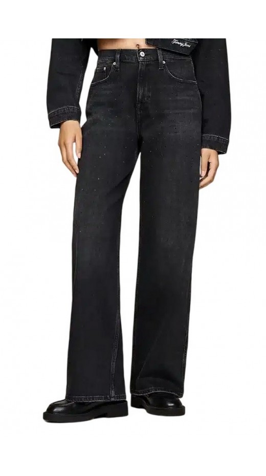 TOMMY JEANS BETSY MD LS ΠΑΝΤΕΛΟΝΙ ΓΥΝΑΙΚΕΙΟ BLACK DENIM