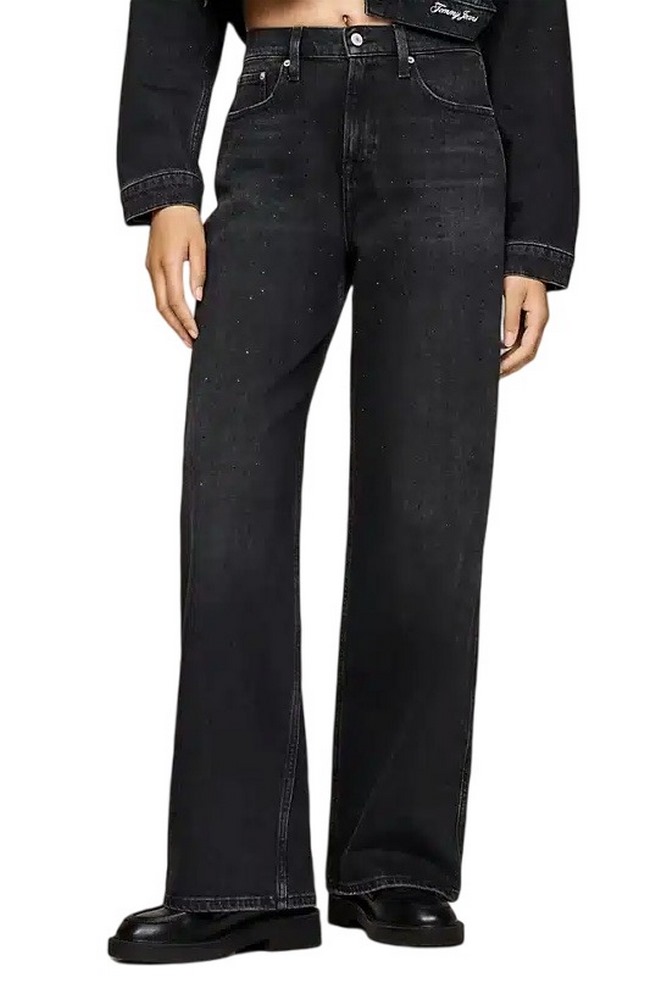 TOMMY JEANS BETSY MD LS ΠΑΝΤΕΛΟΝΙ ΓΥΝΑΙΚΕΙΟ BLACK DENIM