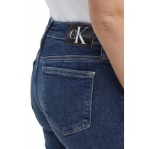 CALVIN KLEIN JEANS MID RISE SKINNY ΠΑΝΤΕΛΟΝΙ ΓΥΝΑΙΚΕΙΟ BLUΕ DENIM