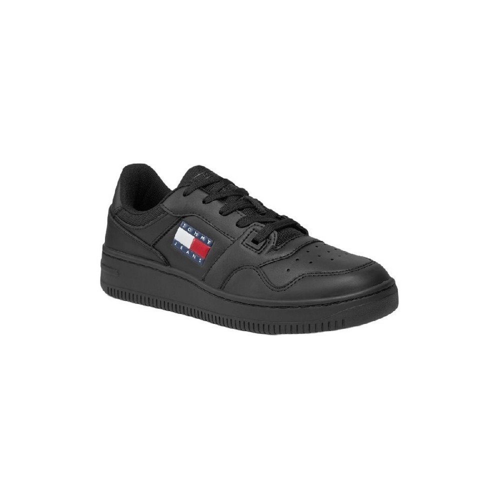 TOMMY HILFIGER TJW RETRO BASKET ESS ΠΑΠΟΥΤΣΙ ΓΥΝΑΙΚΕΙΟ BLACK