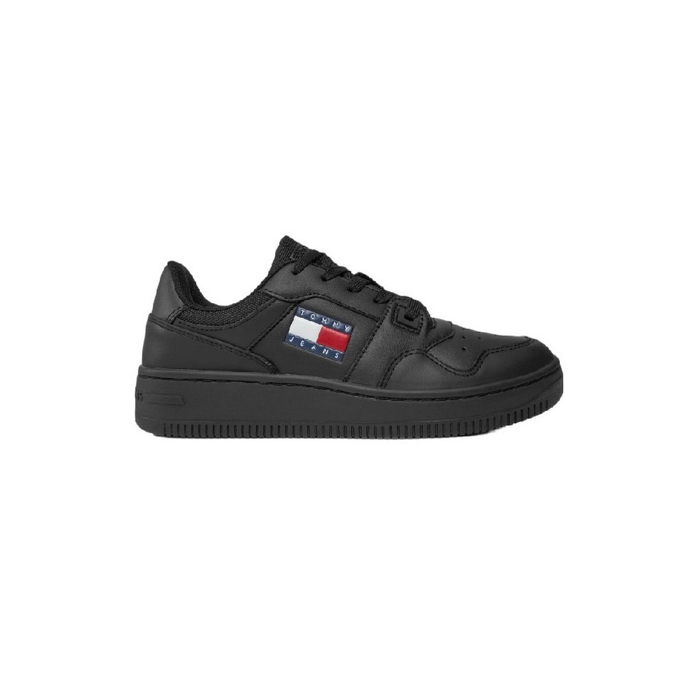 TOMMY HILFIGER TJW RETRO BASKET ESS ΠΑΠΟΥΤΣΙ ΓΥΝΑΙΚΕΙΟ BLACK