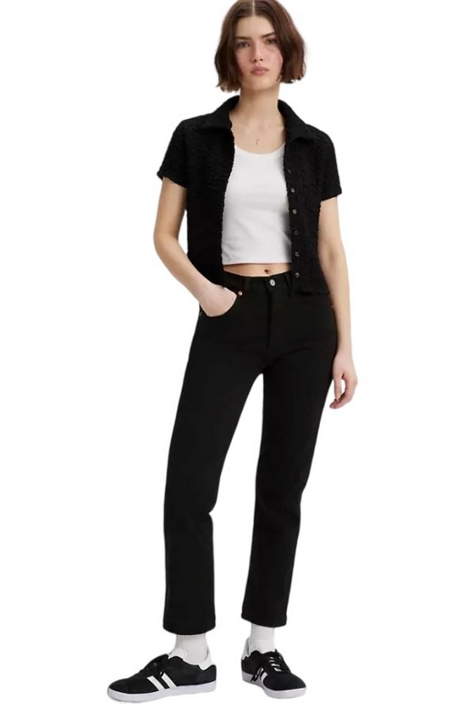 LEVI'S 501® CROP 362000085 ΠΑΝΤΕΛΟΝΙ ΓΥΝΑΙΚΕΙΟ BLACK DENIM