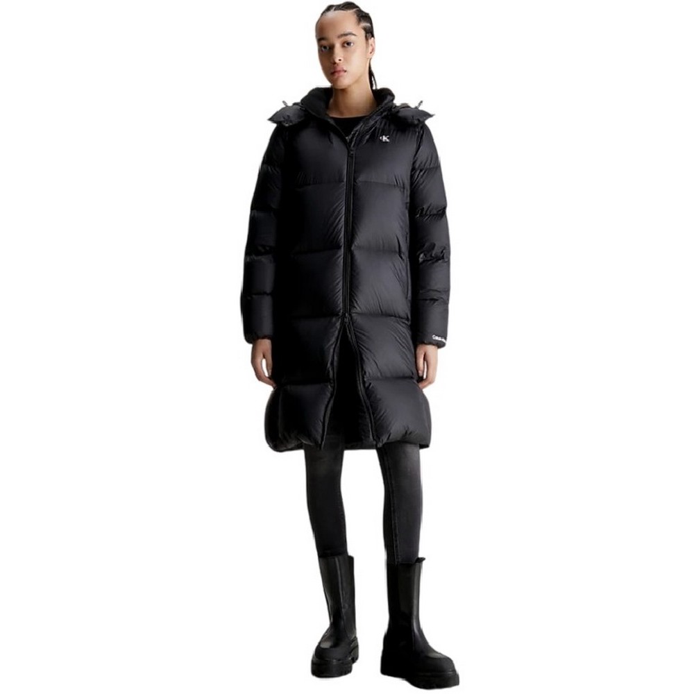 CALVIN KLEIN JEANS DOWN LONG PUFFER ΜΠΟΥΦΑΝ ΓΥΝΑΙΚΕΙΟ BLACK