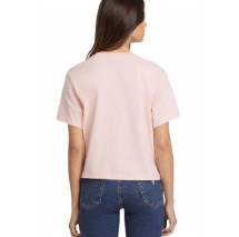 GUESS JEANS SS CN REG MINI TRIANGLE TEE T-SHIRT ΜΠΛΟΥΖΑ ΓΥΝΑΙΚΕΙΑ PINK