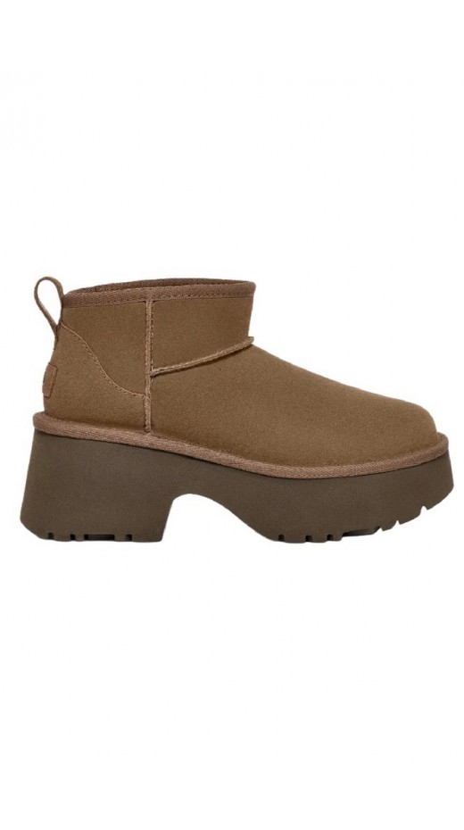 UGG CLASSIC ULTRA MINI NEW HEIGHTS 1158311 ΧΑΜΗΛΗ ΜΠΟΤΑ ΓΥΝΑΙΚΕΙΑ HICKORY