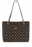 GUESS KUBA NOEL TOTE ΤΣΑΝΤΑ ΓΥΝΑΙΚΕΙΑ BROWN