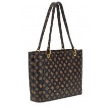 GUESS KUBA NOEL TOTE ΤΣΑΝΤΑ ΓΥΝΑΙΚΕΙΑ BROWN