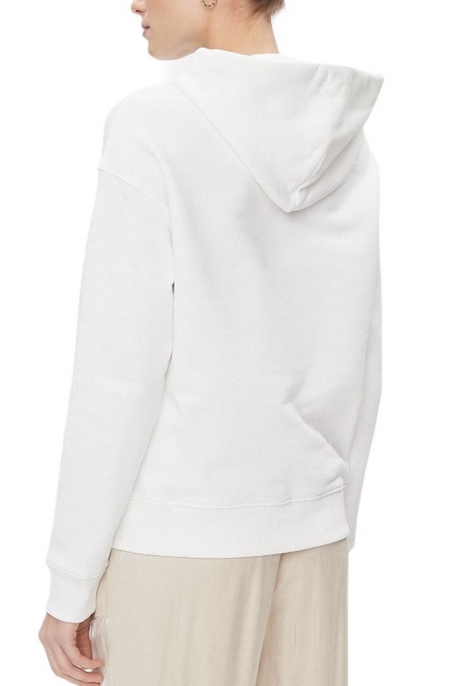 TOMMY JEANS BXY BADGE HOODIE ΦΟΥΤΕΡ ΓΥΝΑΙΚΕΙΟ WHITE