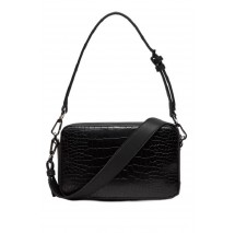 CALVIN KLEIN MUST CONV CAMERA BAG_CROCO ΤΣΑΝΤΑ ΓΥΝΑΙΚΕΙΑ BLACK