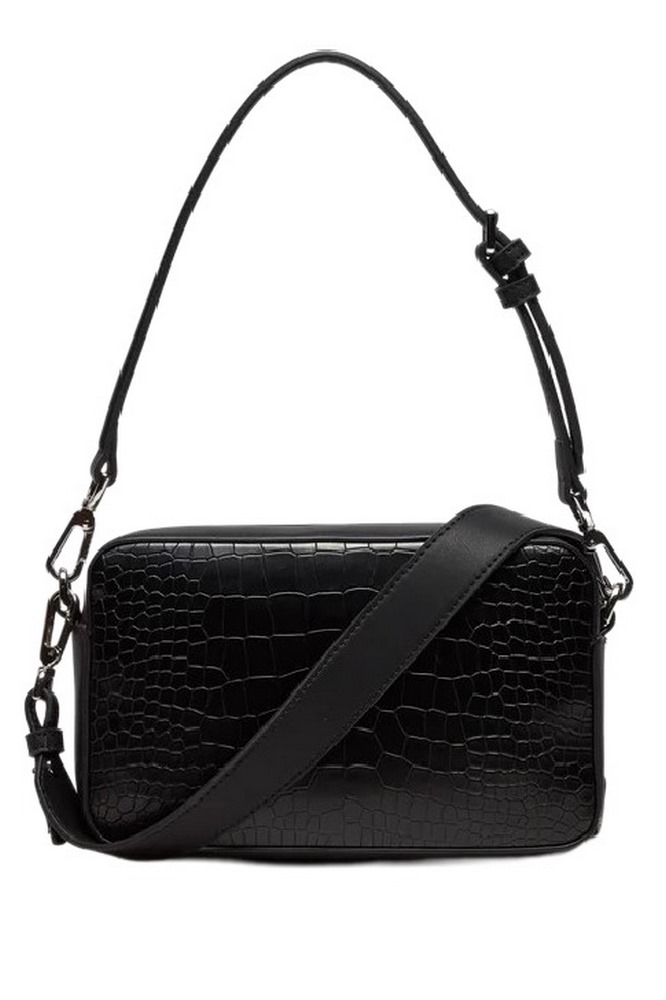 CALVIN KLEIN MUST CONV CAMERA BAG_CROCO ΤΣΑΝΤΑ ΓΥΝΑΙΚΕΙΑ BLACK