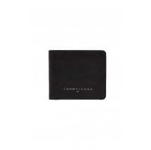 TOMMY HILFIGER TJM LEATHER CC WALLET ΠΟΡΤΟΦΟΛΙ ΑΝΔΡΙΚΟ BLACK