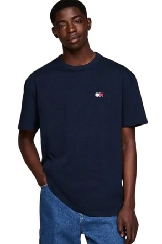 TOMMY JEANS REG BADGE TEE T-SHIRT ΜΠΛΟΥΖΑ ΑΝΔΡΙΚΗ NAVY