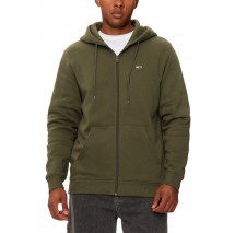 TOMMY JEANS REG S FLAG ZIP THRU ΖΑΚΕΤΑ ΦΟΥΤΕΡ ΑΝΔΡΙΚΗ GREEN