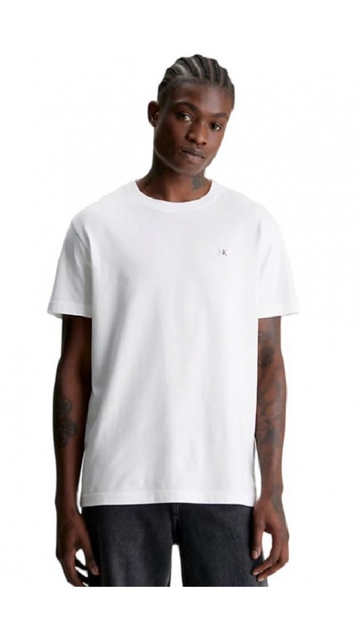 CALVIN KLEIN JEANS CK EMBRO BADGE TEE T-SHIRT ΑΝΔΡΙΚΟ BRIGHT WHITE