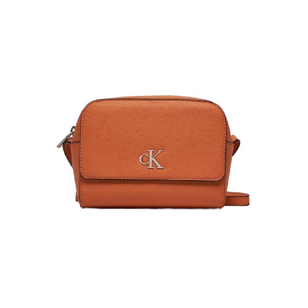 CALVIN KLEIN MINIMAL MONOGRAM CAMERA BAG18 ΤΣΑΝΤΑ ΓΥΝΑΙΚΕΙΑ ORANGE