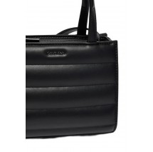 CALVIN KLEIN LINE QUILT MINI TOTE ΤΣΑΝΤΑ ΓΥΝΑΙΚΕΙΑ BLACK