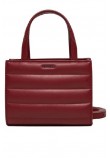 CALVIN KLEIN LINE QUILT MINI TOTE ΤΣΑΝΤΑ ΓΥΝΑΙΚΕΙΑ RED