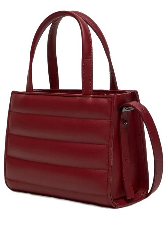 CALVIN KLEIN LINE QUILT MINI TOTE ΤΣΑΝΤΑ ΓΥΝΑΙΚΕΙΑ RED