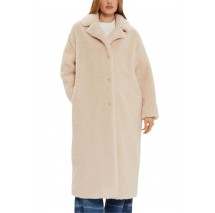 GUESS NEW ALINA LONG COAT ΠΑΛΤΟ ΓΥΝΑΙΚΕΙΟ PEARL OYSTER