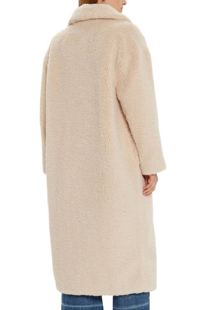 GUESS NEW ALINA LONG COAT ΠΑΛΤΟ ΓΥΝΑΙΚΕΙΟ PEARL OYSTER