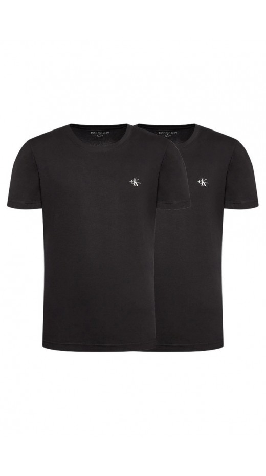 CALVIN KLEIN JEANS 2 PACK MONOGRAM T-SHIRT ΑΝΔΡΙΚΟ CK BLACK