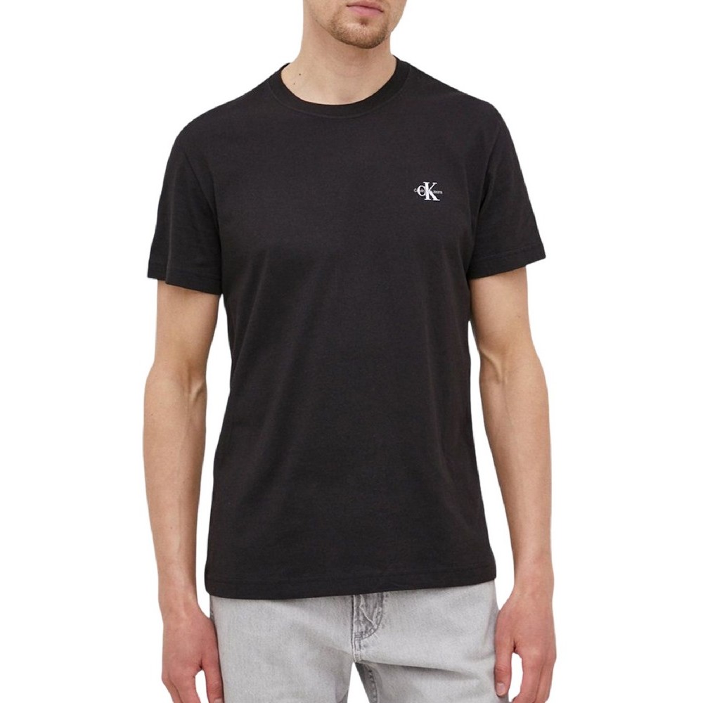 CALVIN KLEIN JEANS 2 PACK MONOGRAM T-SHIRT ΑΝΔΡΙΚΟ CK BLACK