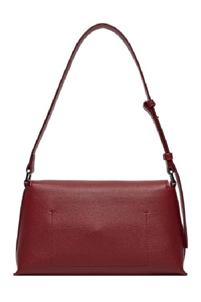 CALVIN KLEIN DAILY SHOULDER BAG PEBBLE RED