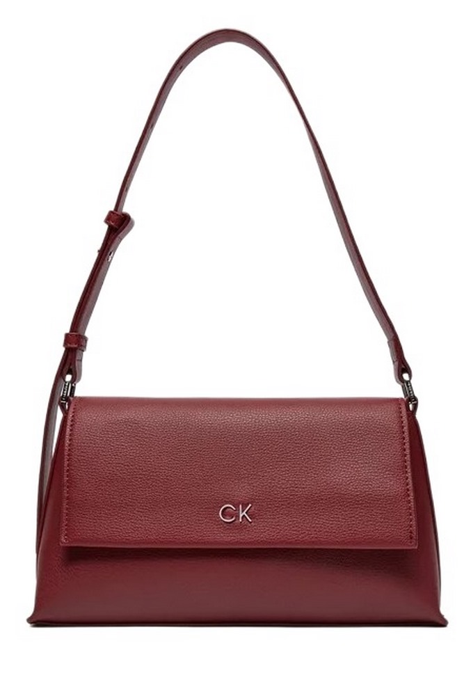 CALVIN KLEIN JEANS  DAILY SHOULDER BAG PEBBLE RED