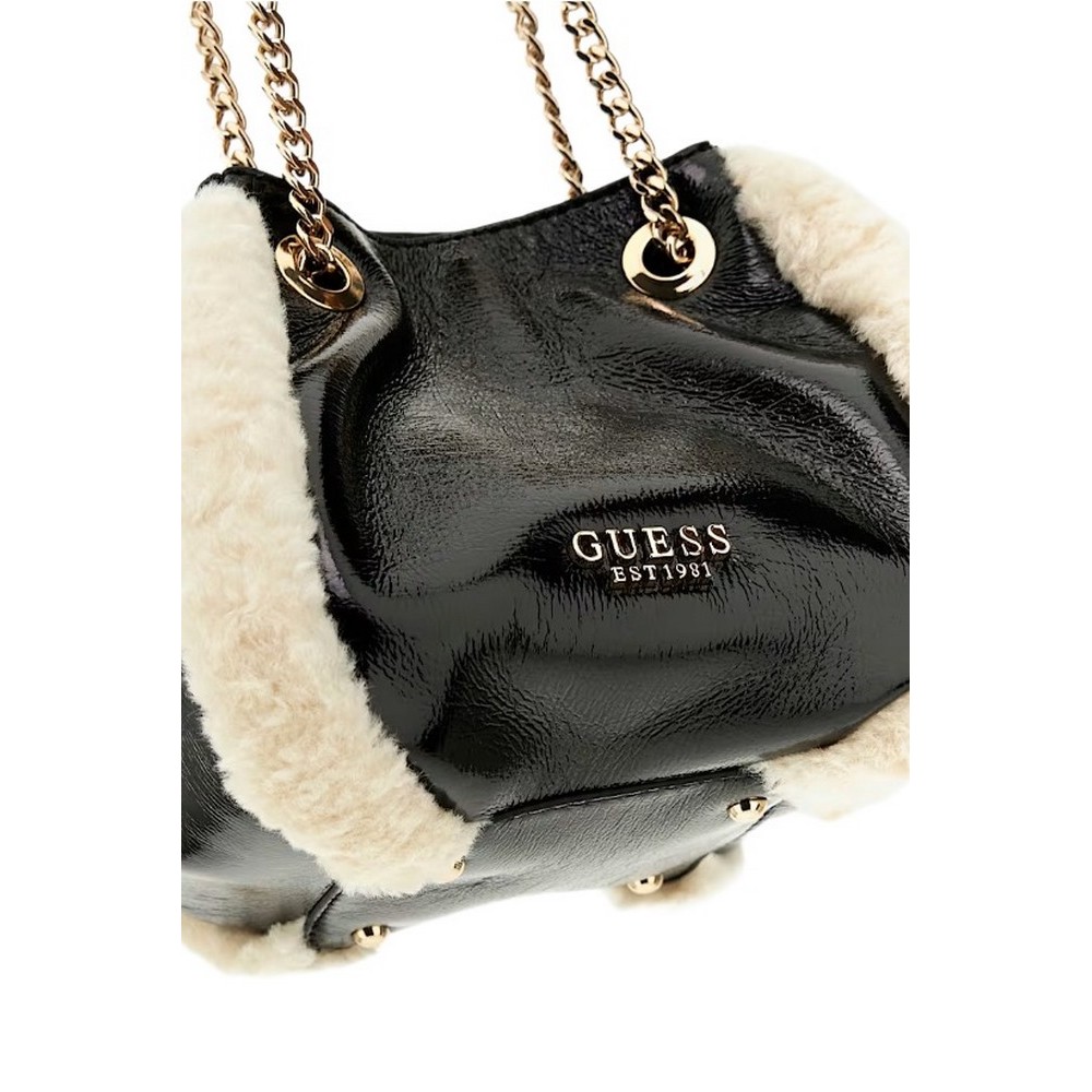 GUESS DAVIKA CONVERTIBLE CROSSBODY ΤΣΑΝΤΑ ΓΥΝΑΙΚΕΙΑ BLACK