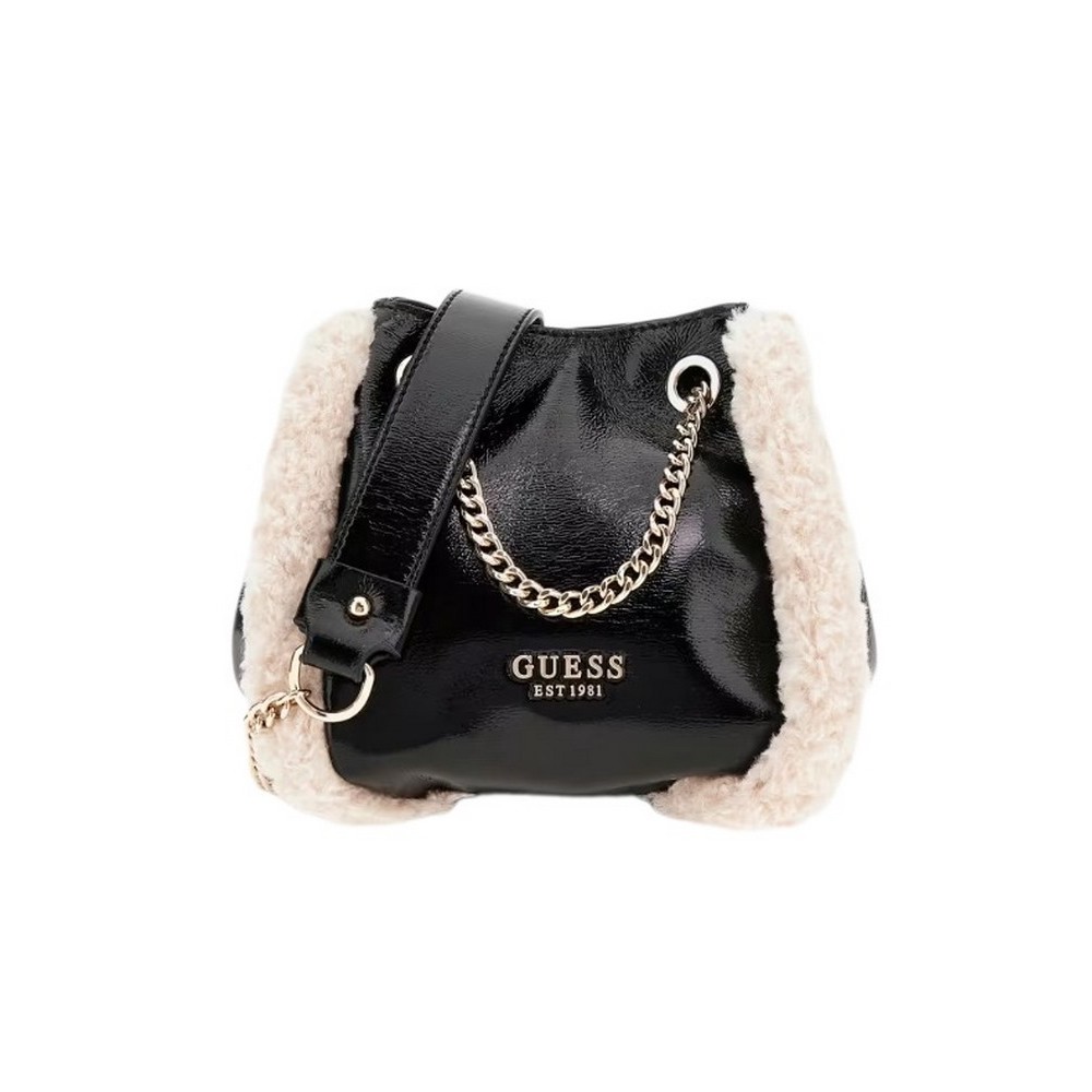 GUESS DAVIKA CONVERTIBLE CROSSBODY ΤΣΑΝΤΑ ΓΥΝΑΙΚΕΙΑ BLACK