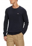 TOMMY JEANS SLIM ESSNTLS C-NECK SWEATER ΜΠΛΟΥΖΑ ΠΛΕΚΤΗ ΑΝΔΡΙΚΗ DARK NAVY