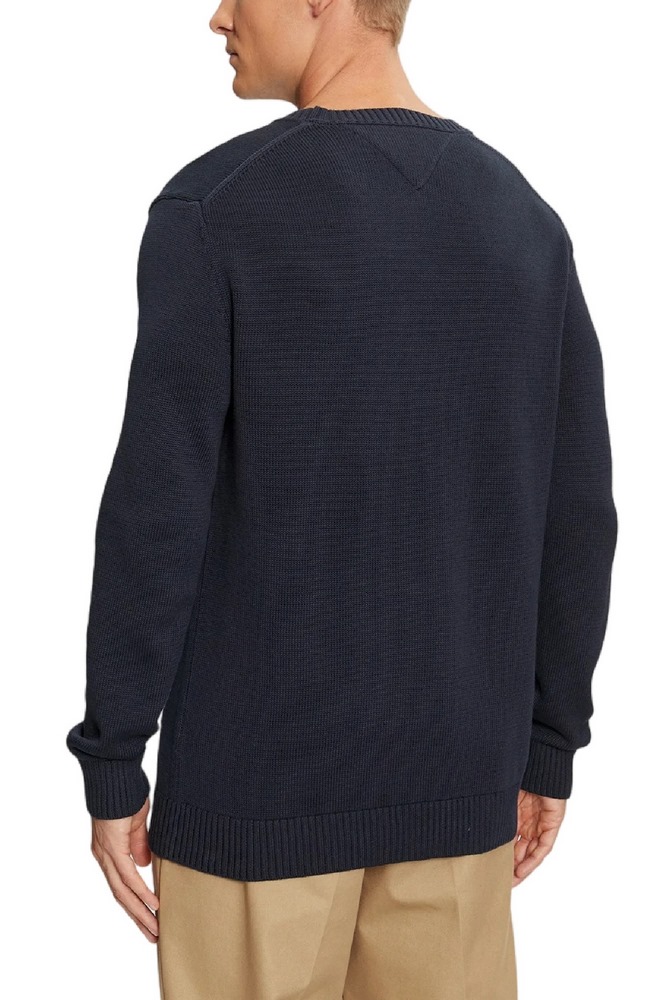 TOMMY JEANS SLIM ESSNTLS C-NECK SWEATER ΜΠΛΟΥΖΑ ΠΛΕΚΤΗ ΑΝΔΡΙΚΗ DARK NAVY