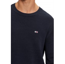 TOMMY JEANS SLIM ESSNTLS C-NECK SWEATER ΜΠΛΟΥΖΑ ΠΛΕΚΤΗ ΑΝΔΡΙΚΗ DARK NAVY