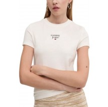 TOMMY JEANS  SLIM ESSENTIAL LOGO1 TEE T-SHIRT ΜΠΛΟΥΖΑ ΓΥΝΑΙΚΕΙΑ WHITE