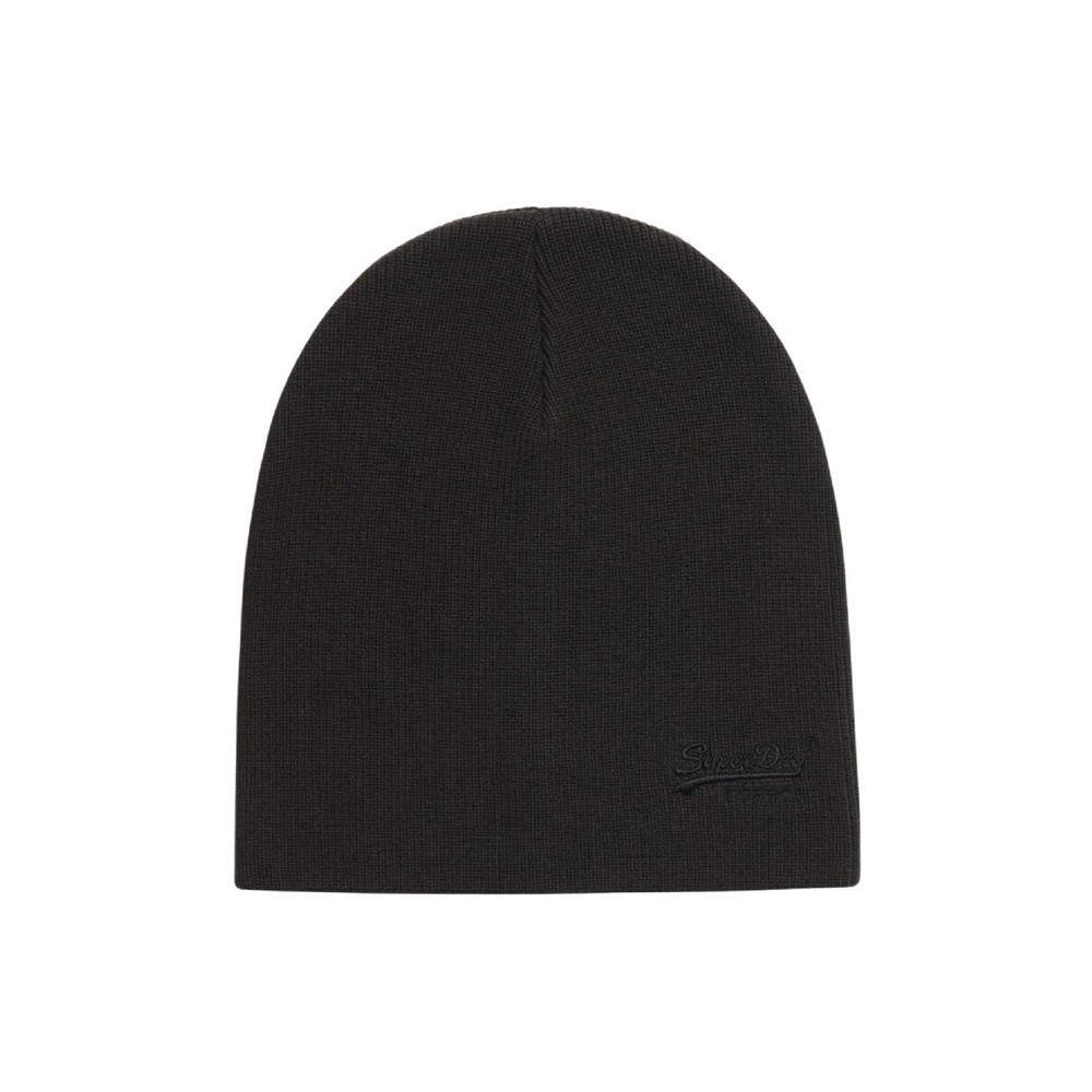 SUPERDRY D3 SDNA ESSENTIAL LOGO KNITTED BEANIE ΣΚΟΥΦΟΣ ΑΝΔΡΙΚΟΣ BLACK