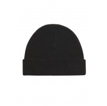 SUPERDRY D3 SDNA ESSENTIAL LOGO KNITTED BEANIE ΣΚΟΥΦΟΣ ΑΝΔΡΙΚΟΣ BLACK