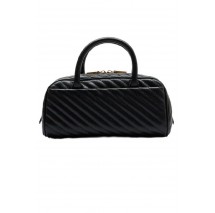 GUESS SELA BOX SATCHEL ΤΣΑΝΤΑ ΓΥΝΑΙΚΕΙΑ BLACK