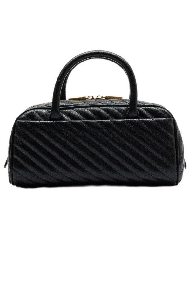 GUESS SELA BOX SATCHEL ΤΣΑΝΤΑ ΓΥΝΑΙΚΕΙΑ BLACK