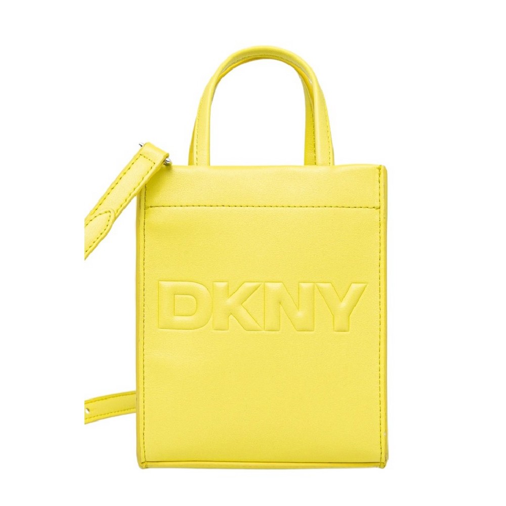 DKNY CARTER CROSS BODY HANDBAG R44AZI34 ΤΣΑΝΤΑ ΓΥΝΑΙΚΕΙΑ YELLOW