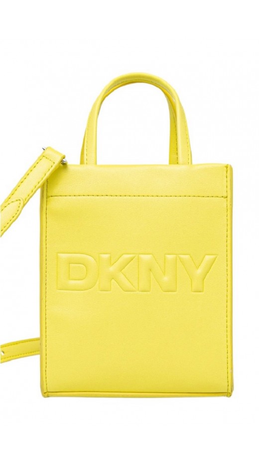 DKNY CARTER CROSS BODY HANDBAG R44AZI34 ΤΣΑΝΤΑ ΓΥΝΑΙΚΕΙΑ YELLOW