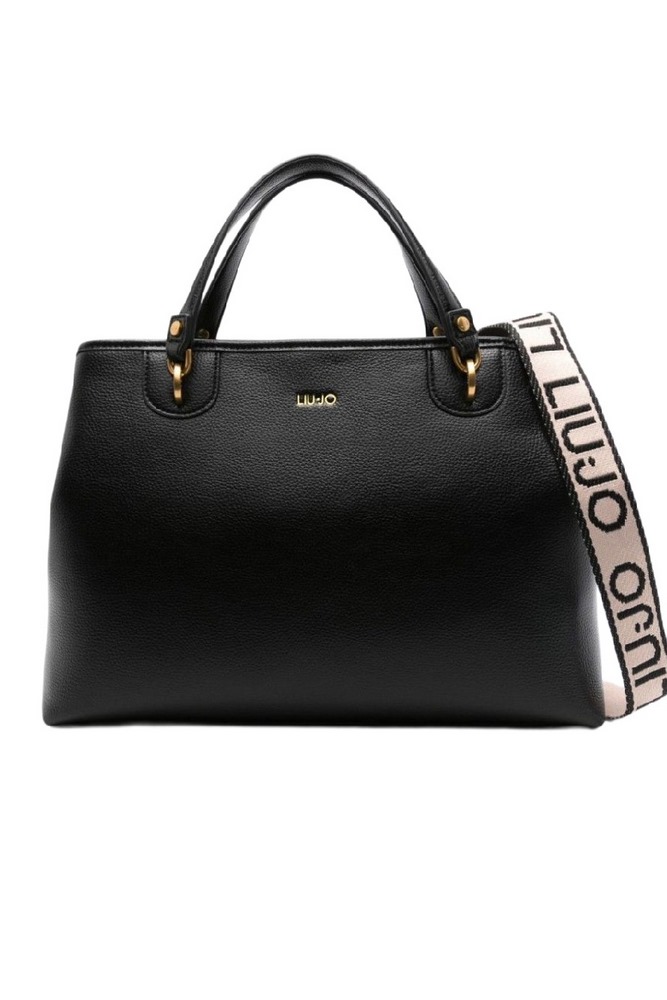 LIU JO ONICE TOTE BAG AF4202E0031 ΤΣΑΝΤΑ ΓΥΝΑΙΚΕΙΑ BLACK