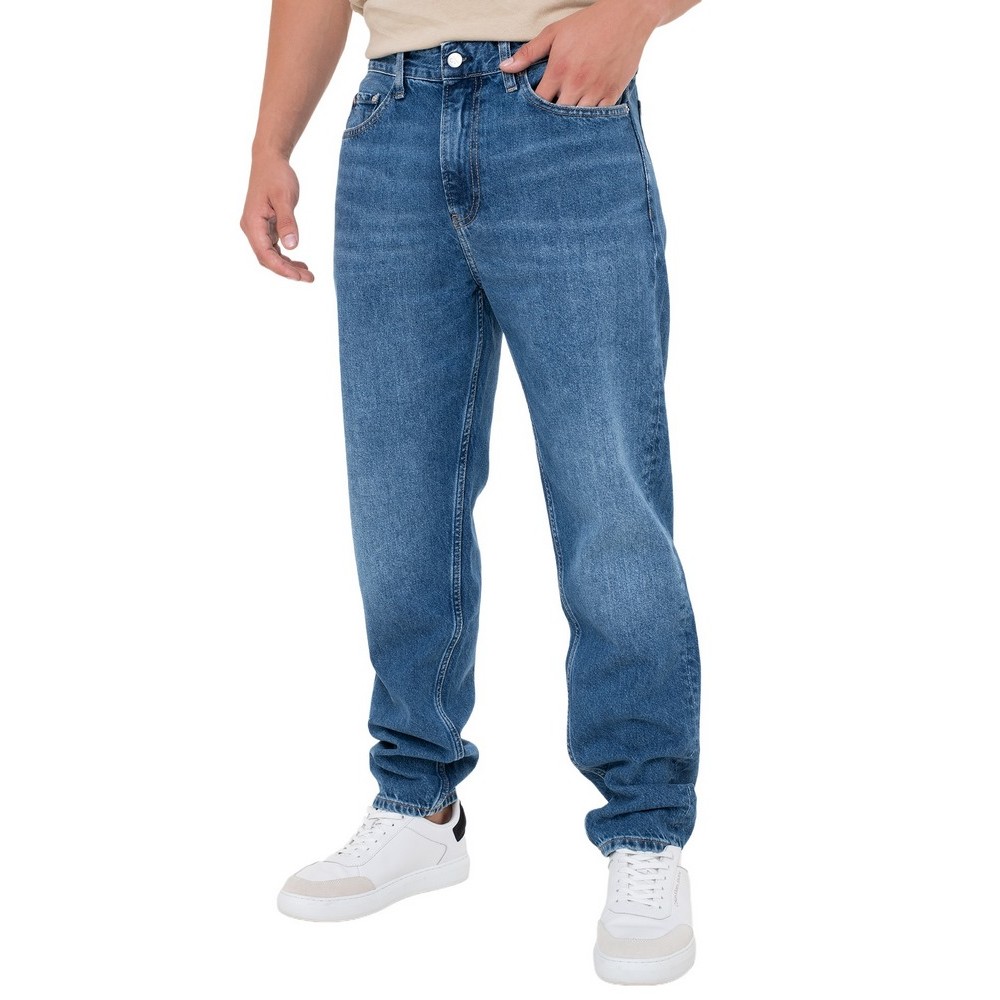 CALVIN KLEIN JEANS REGULAR TAPER ΠΑΝΤΕΛΟΝΙ ΑΝΔΡΙΚΟ BLUΕ DENIM