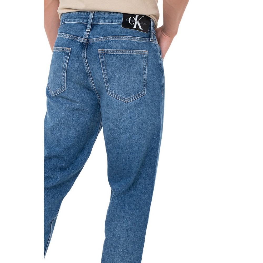 CALVIN KLEIN JEANS REGULAR TAPER ΠΑΝΤΕΛΟΝΙ ΑΝΔΡΙΚΟ BLUΕ DENIM